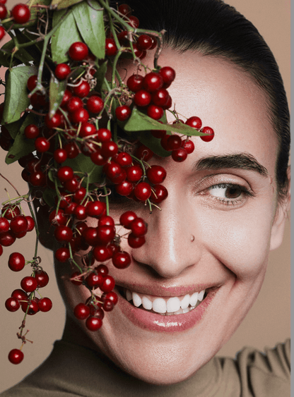 Antati Skincare Visual showing clear face with Zaarour